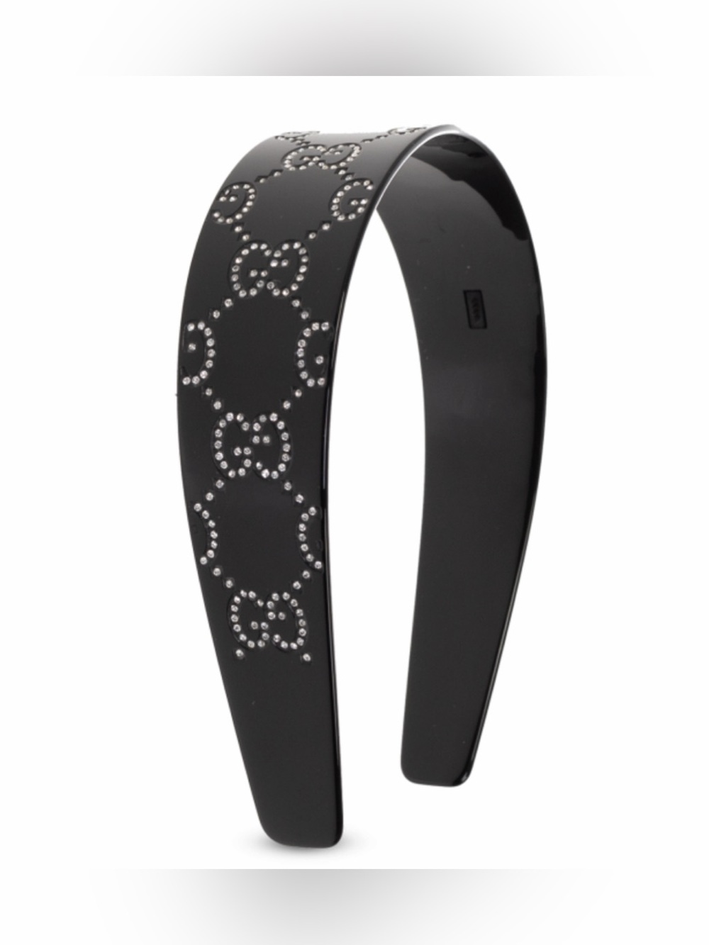GUCCI GG logo crystal headband